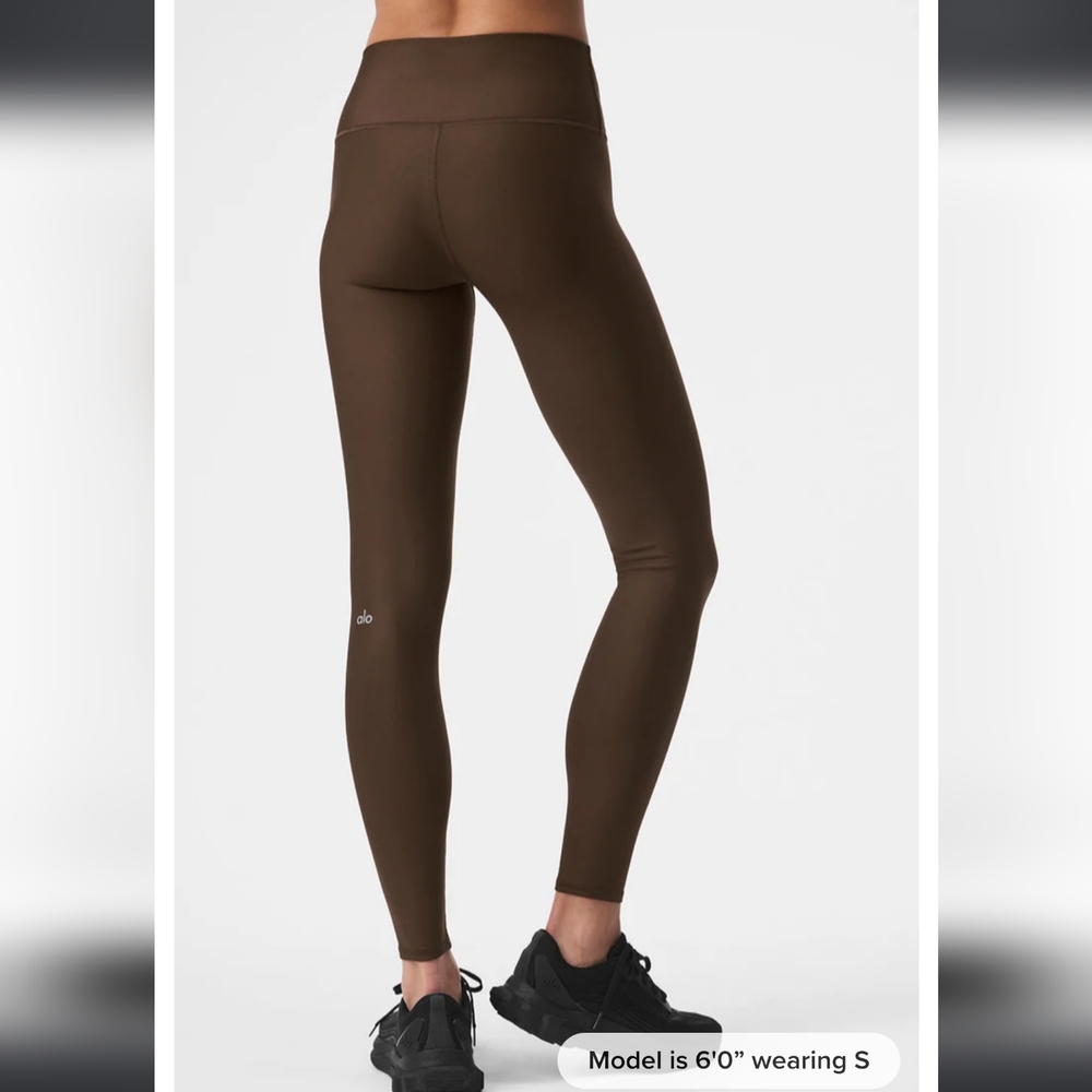 ALO Yoga Brown High-Rise Leggings